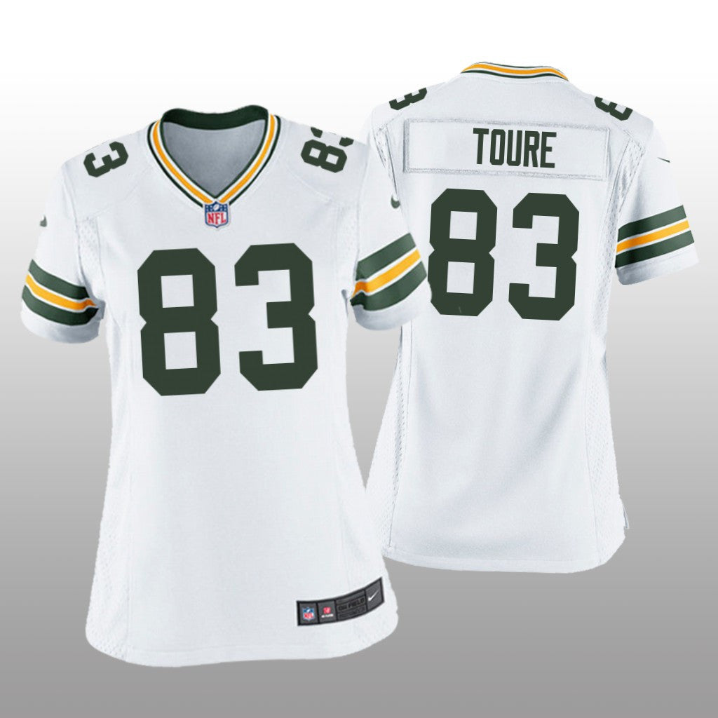 Green Bay Packers Samori Toure White Jersey Game Women's