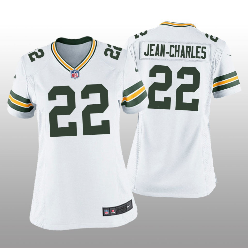 Green Bay Packers Shemar Jean-Charles White Jersey Game Women's