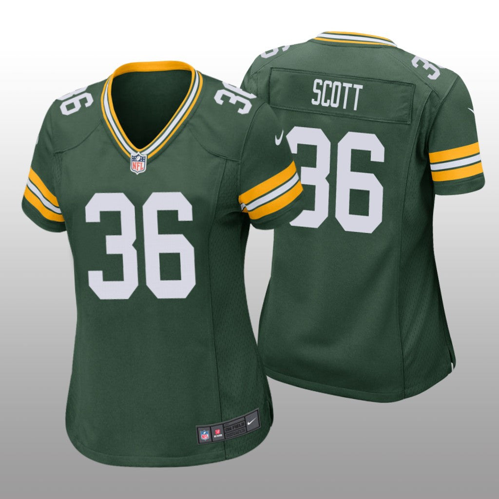 Green Bay Packers Vernon Scott Green Jersey Game Women's