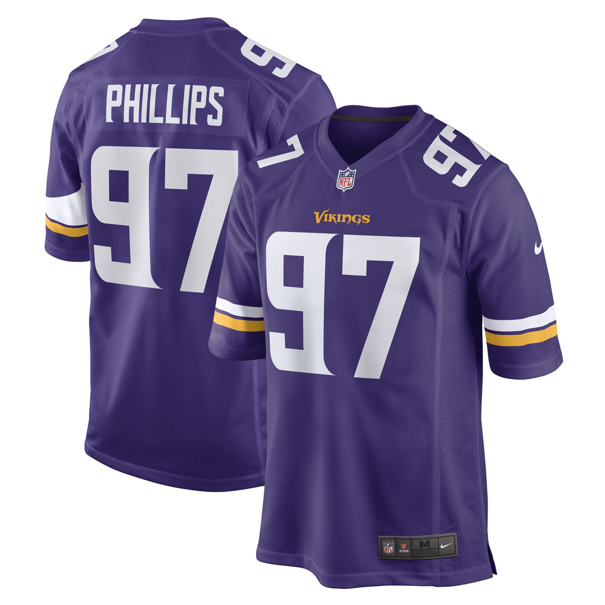 Harrison Phillips Minnesota Vikings Nike Game Player Jersey Purple