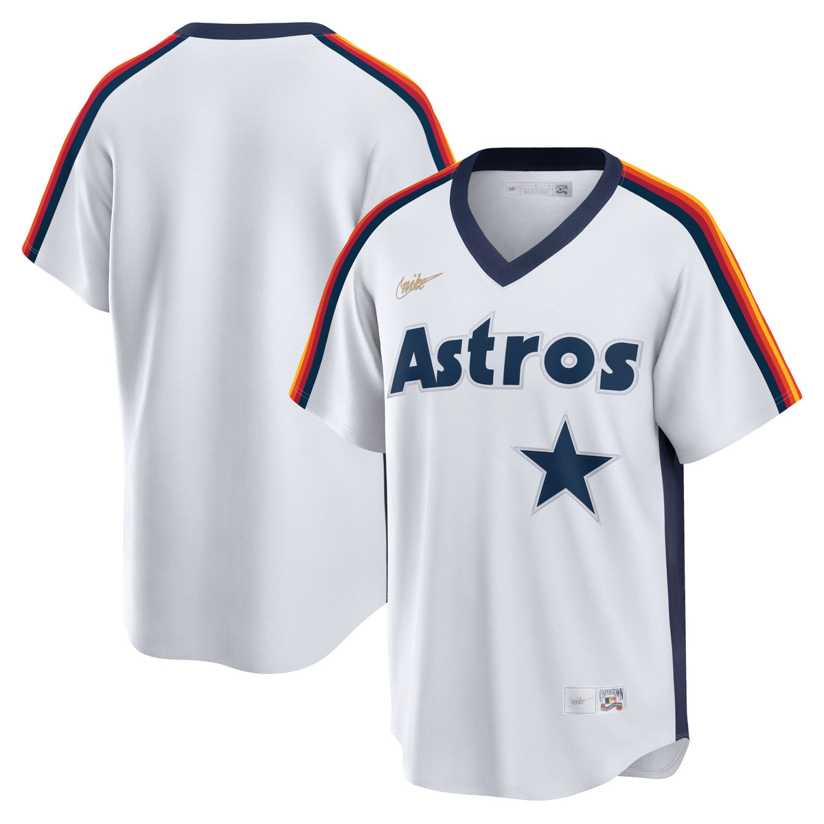 Houston Astros Nike Home Cooperstown Collection Player Jersey White
