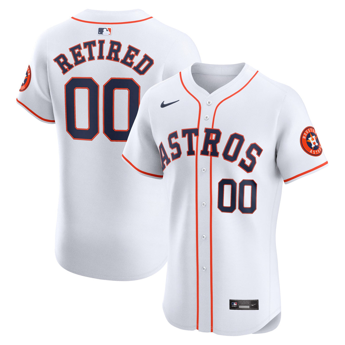 Houston Astros Nike Home Elite Pick-A-Player Retired Roster Jersey White