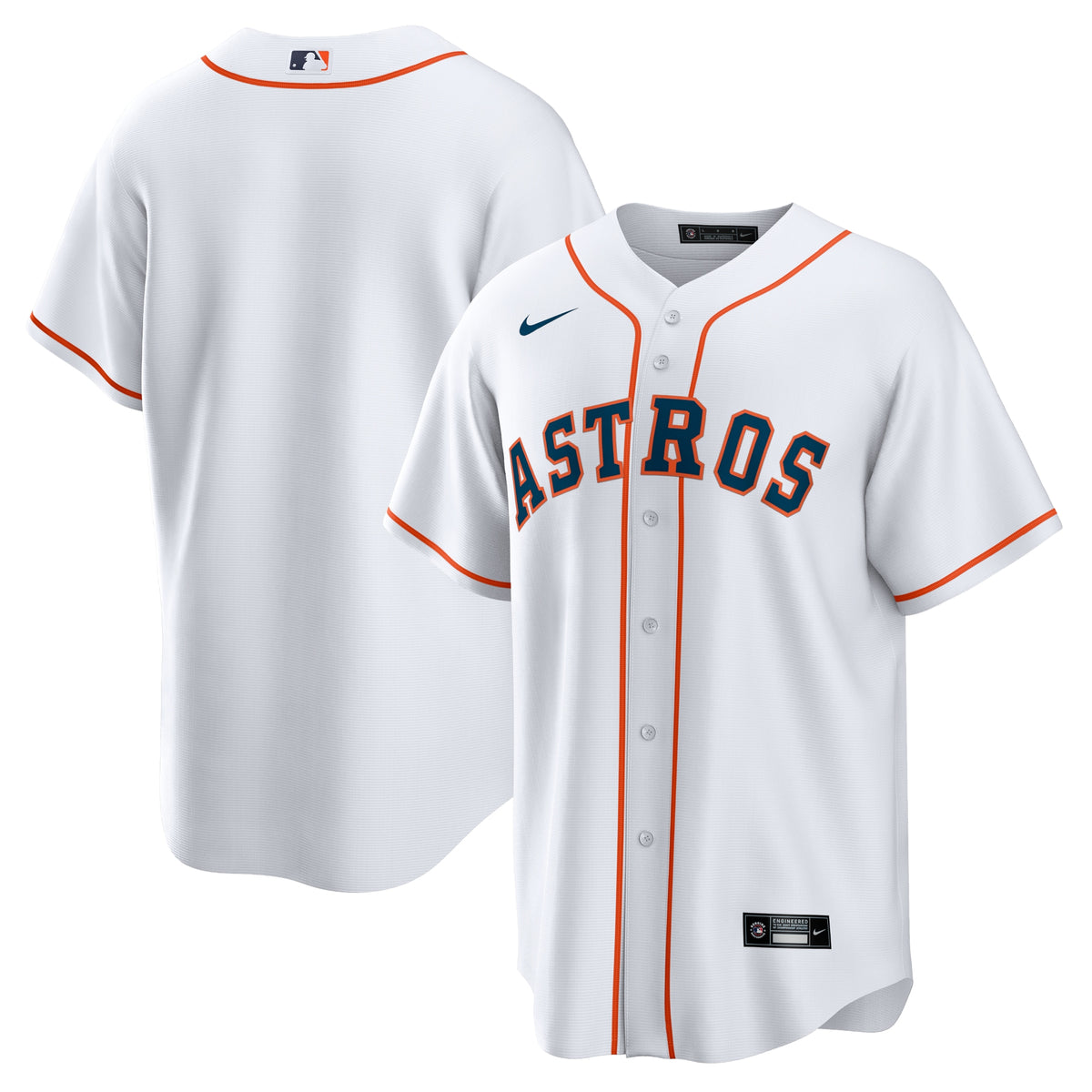 Houston Astros Nike Home Replica Team Jersey White
