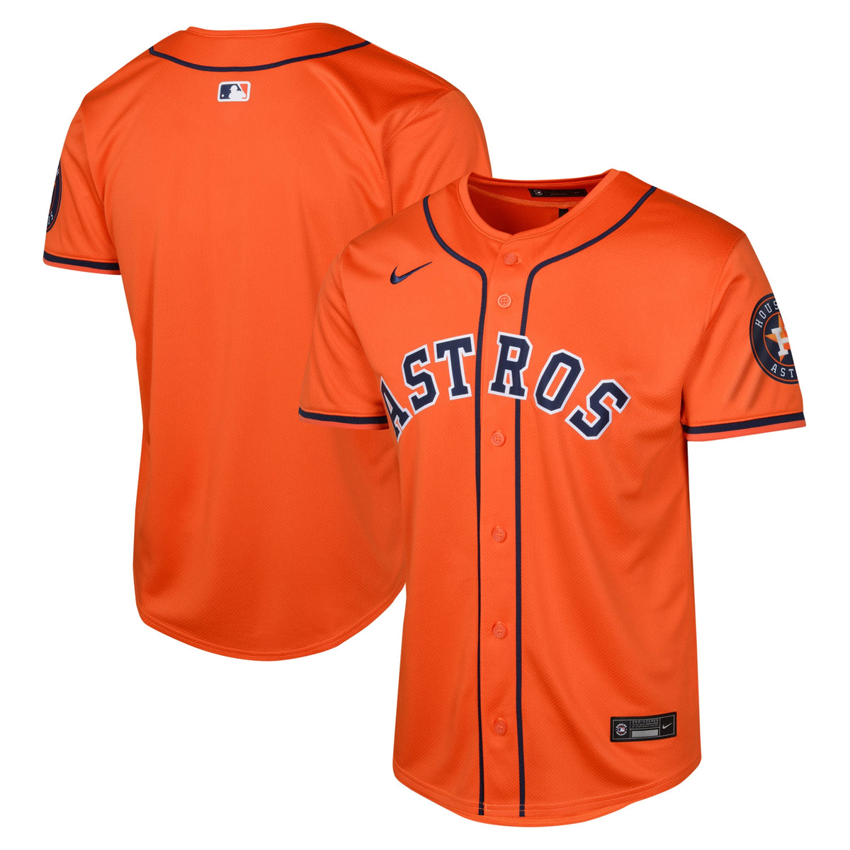 Houston Astros Nike Youth Alternate Limited Jersey Orange