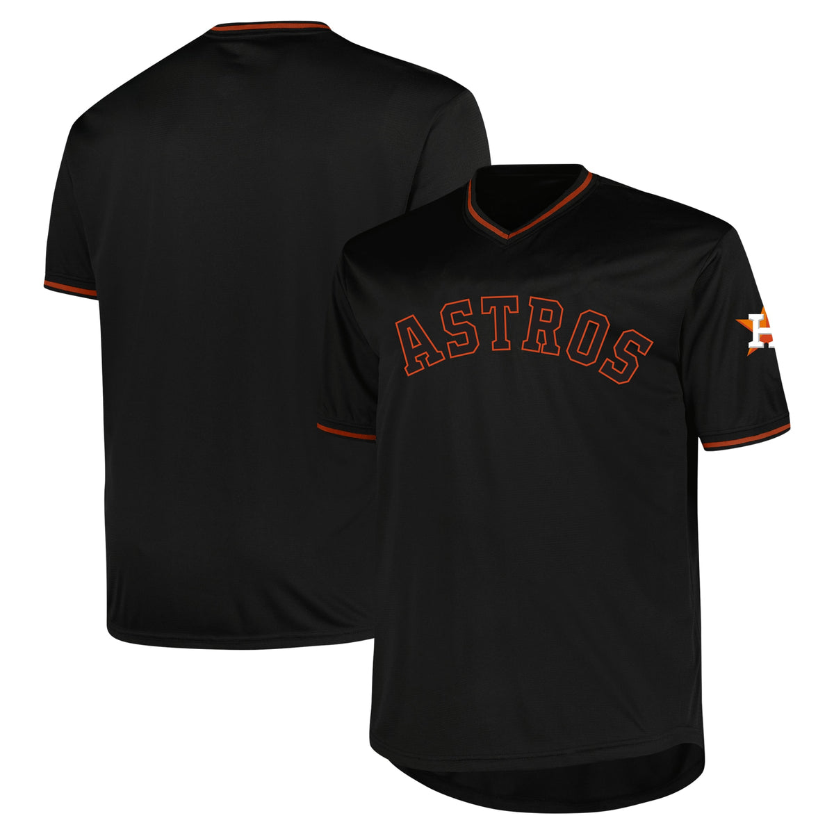 Houston Astros Profile Big Tall Pop Fashion Jersey Black