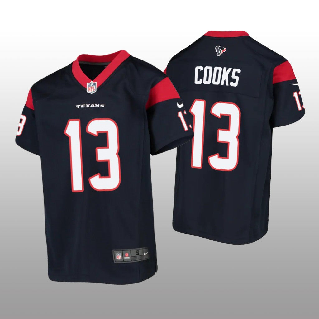 Houston Texans Brandin Cooks Navy Jersey Game Youth