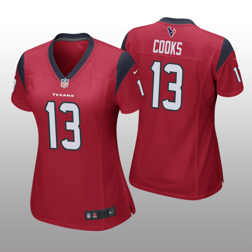 Houston Texans Brandin Cooks Red Jersey Game Women's