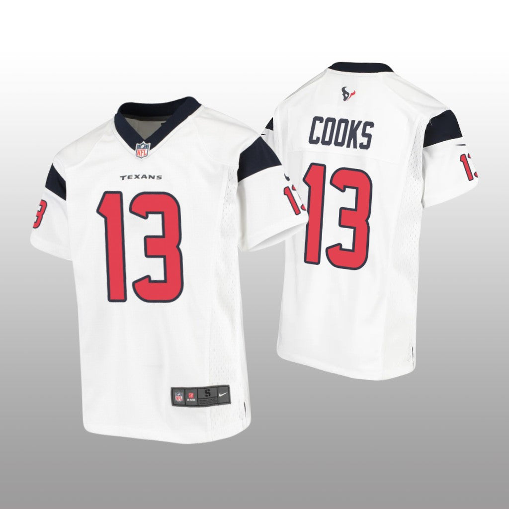 Houston Texans Brandin Cooks White Jersey Game Youth