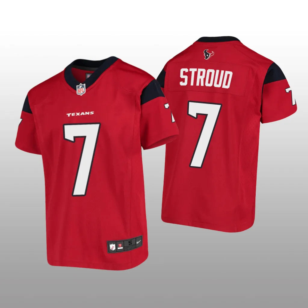 Houston Texans C.J. Stroud Red Jersey Game Youth