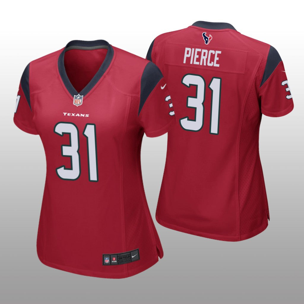 Houston Texans Dameon Pierce Red Jersey Game Women's