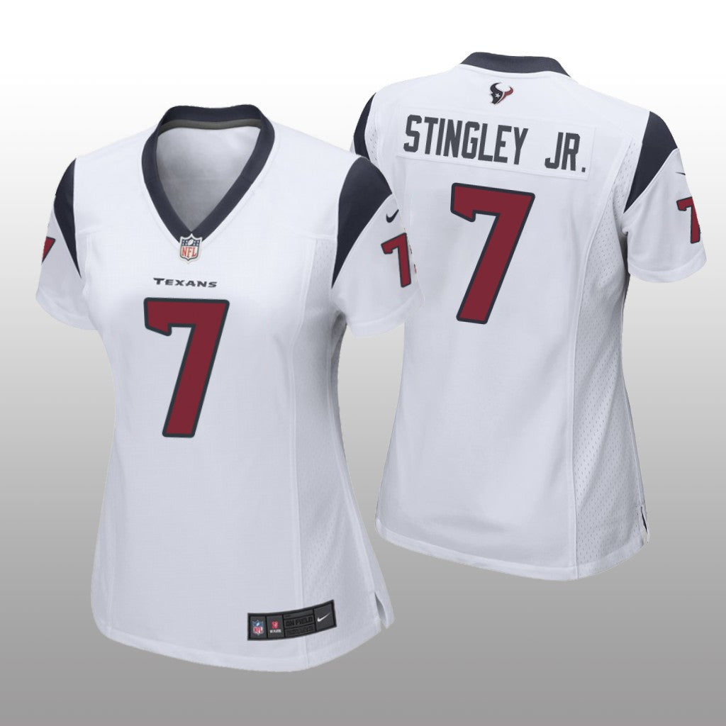Houston Texans Derek Stingley Jr. White Jersey Game Women's