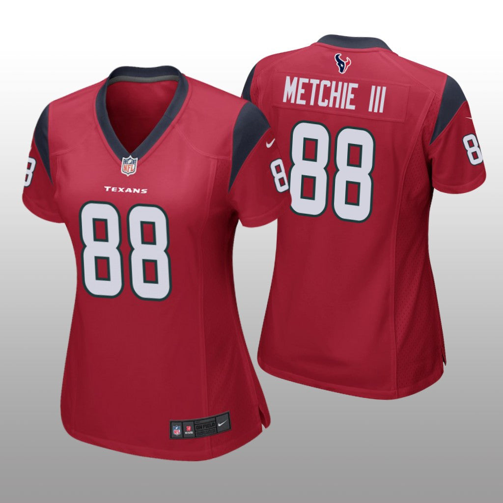 Houston Texans John Metchie III Red Jersey Game Women's