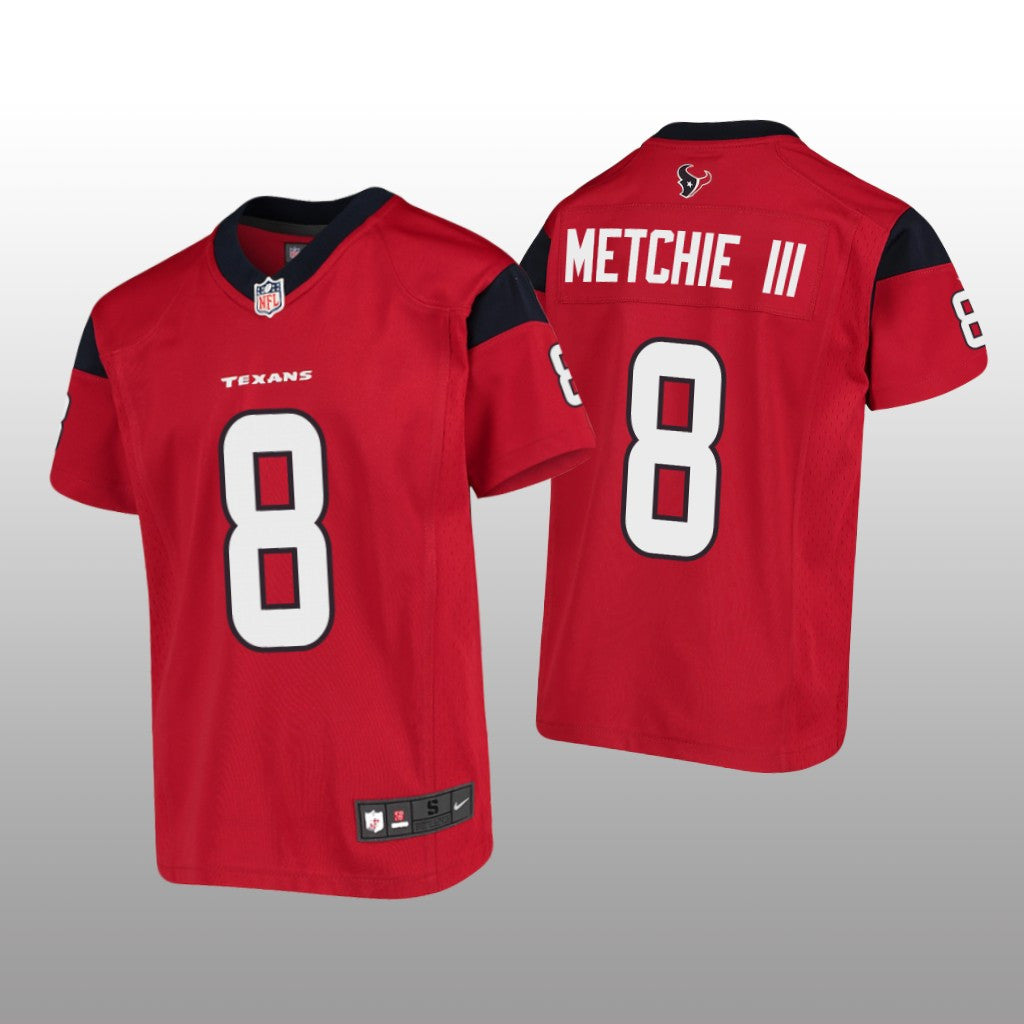 Houston Texans John Metchie III Red Jersey Game Youth