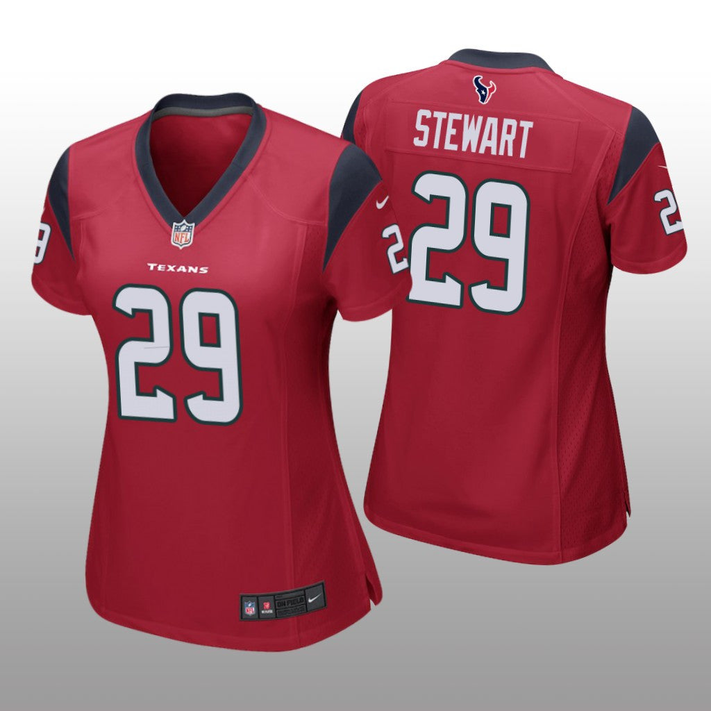 Houston Texans M.J. Stewart Red Jersey Game Women's