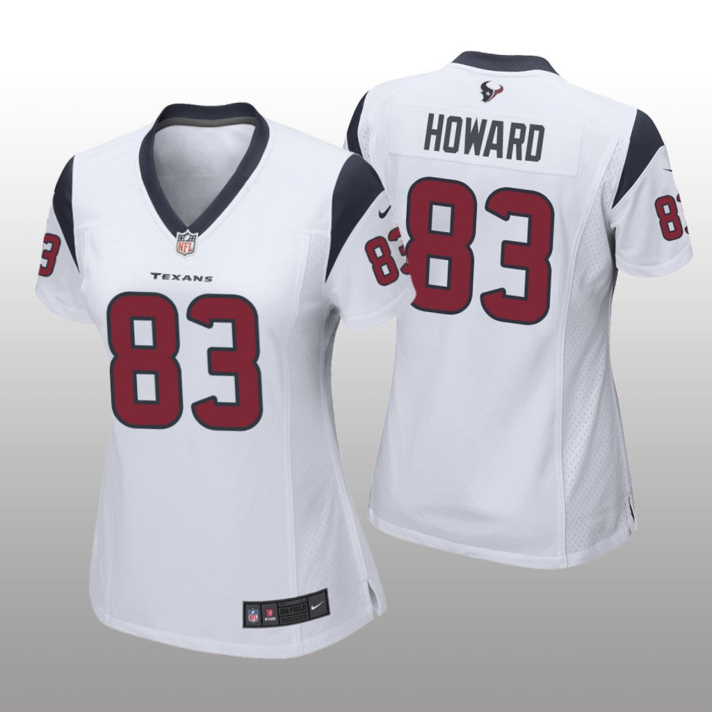 Houston Texans O.J. Howard White Jersey Game Women's