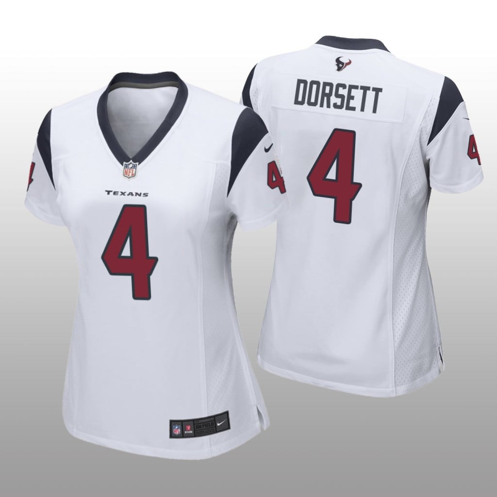 Houston Texans Phillip Dorsett White Jersey Game Women's