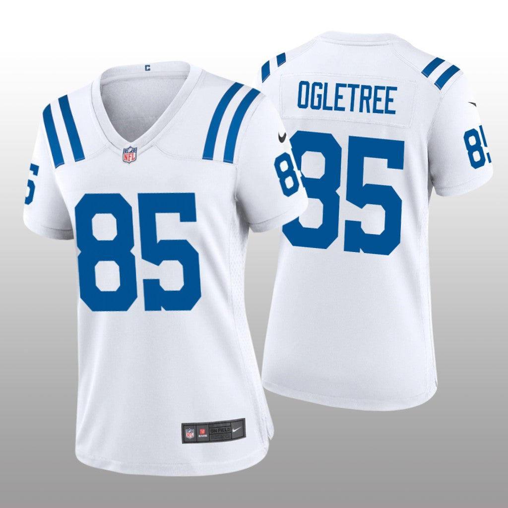 Indianapolis Colts Andrew Ogletree White Jersey Game Women's