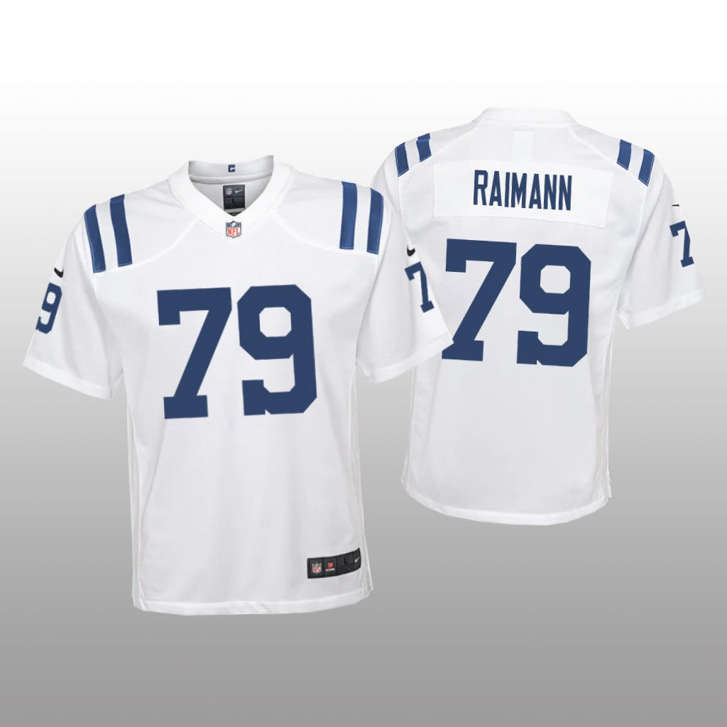 Indianapolis Colts Bernhard Raimann White Jersey Game Youth
