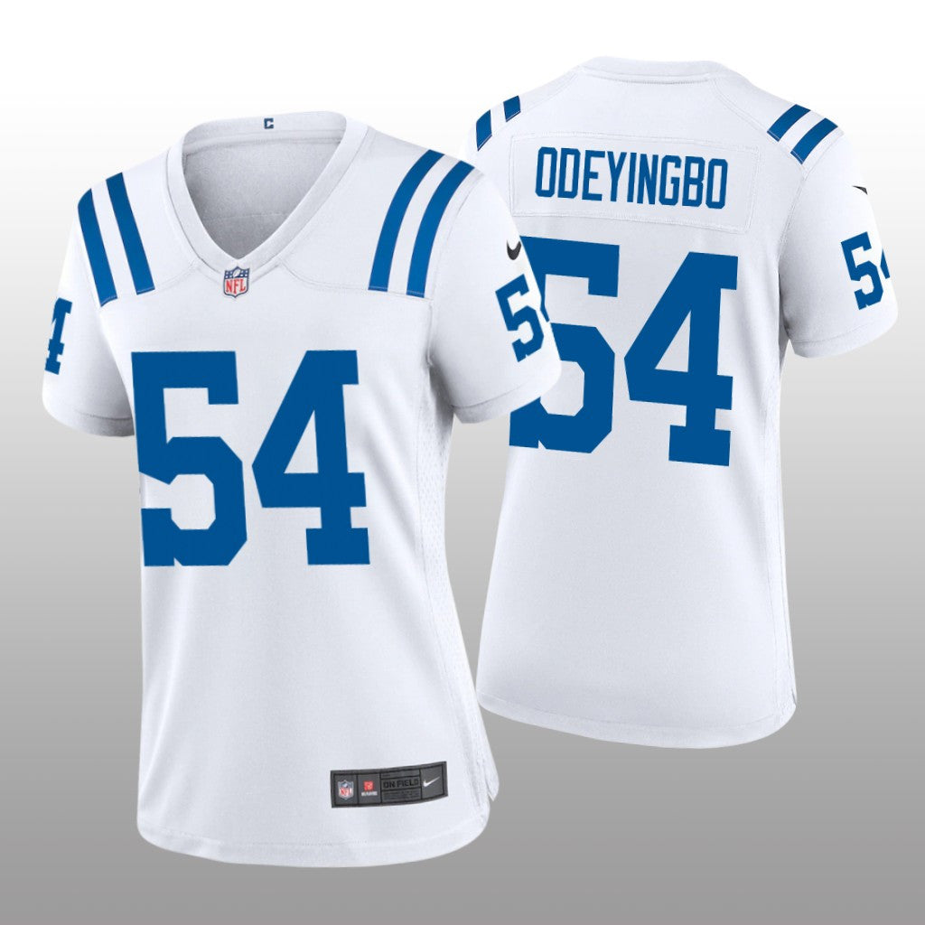 Indianapolis Colts Dayo Odeyingbo White Jersey Game Women's