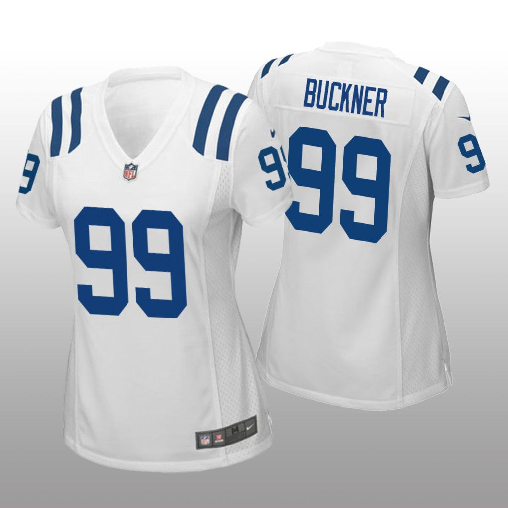 Indianapolis Colts DeForest Buckner White Jersey Game Women's
