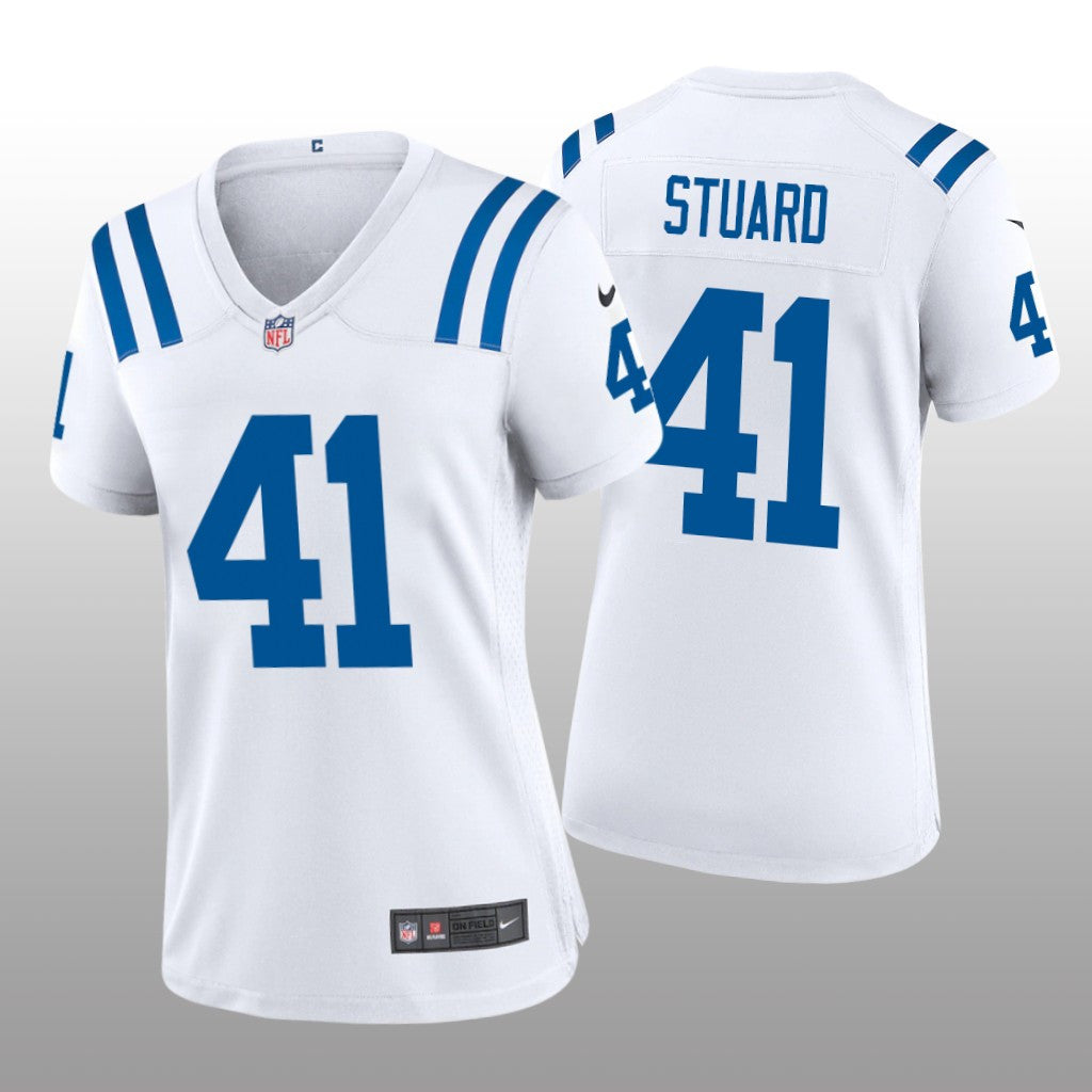 Indianapolis Colts Grant Stuard White Jersey Game Women's