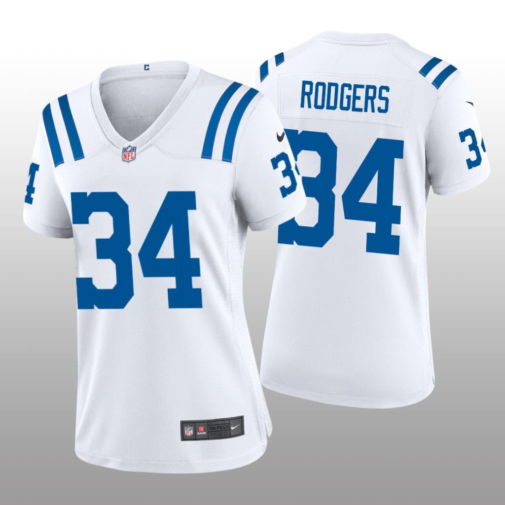 Indianapolis Colts Isaiah Rodgers White Jersey Game Women's