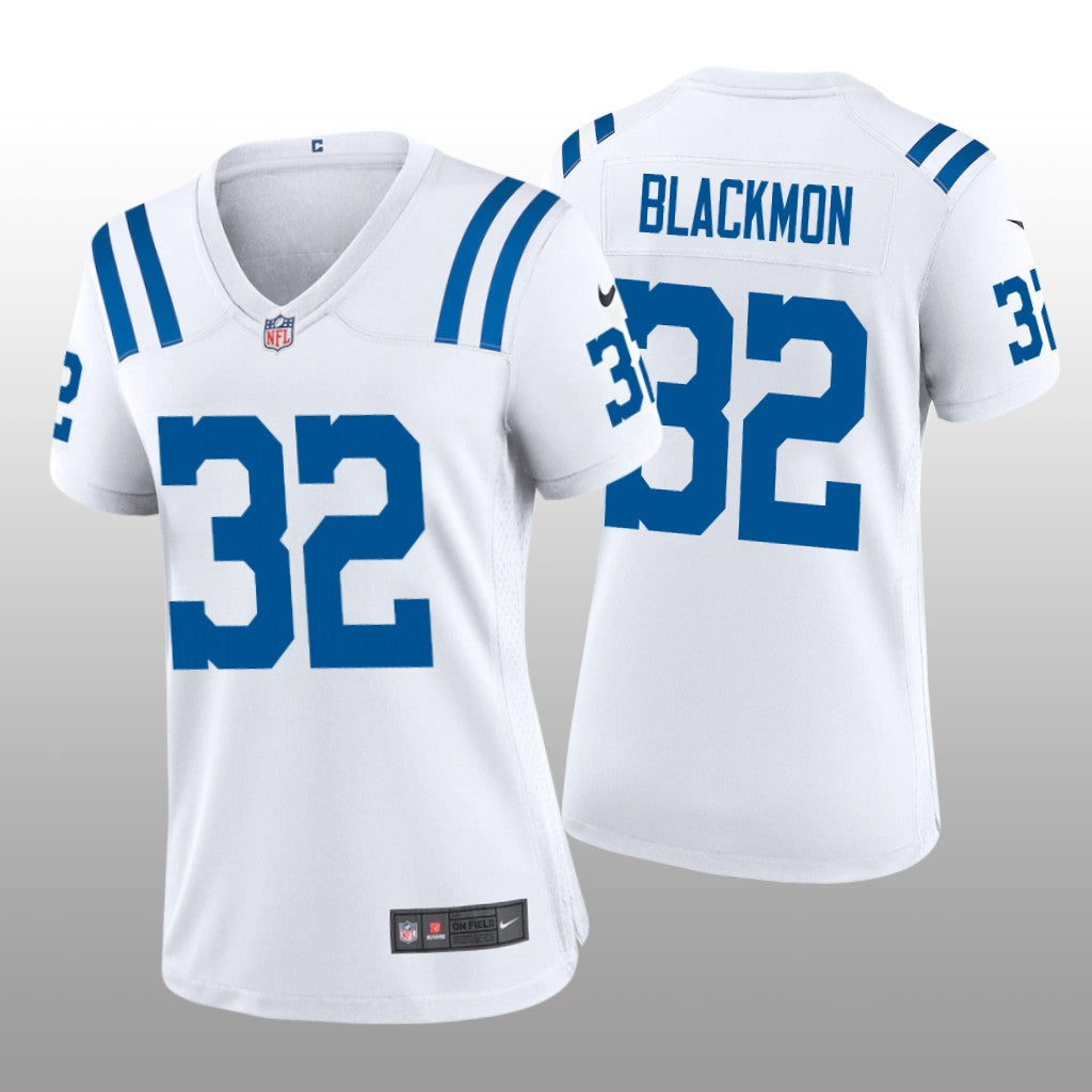 Indianapolis Colts Julian Blackmon White Jersey Game Women's