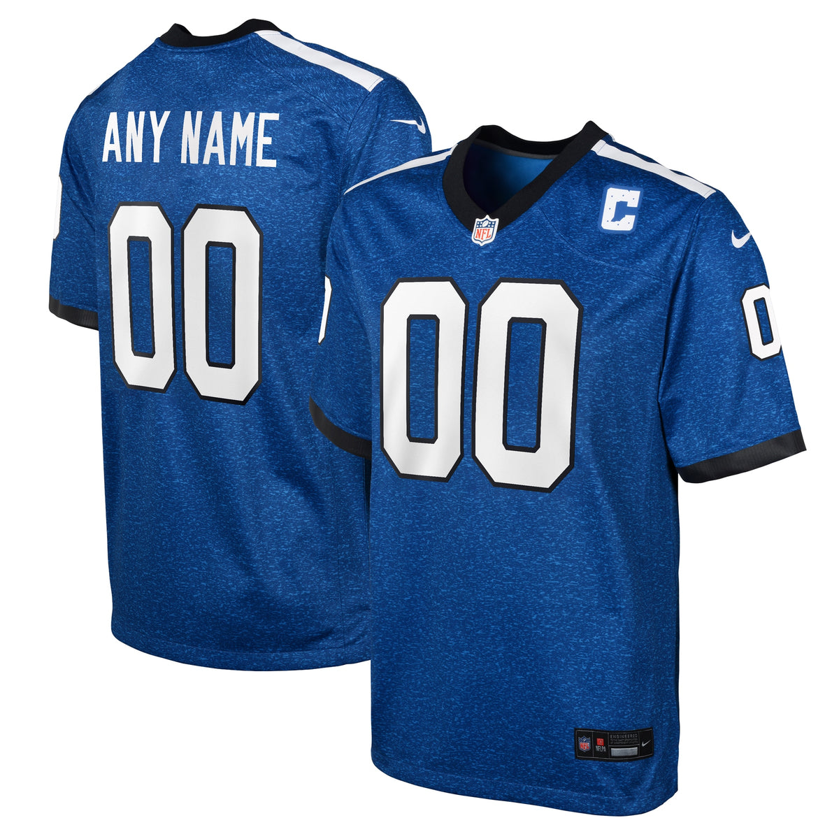 Indianapolis Colts Nike Youth Indiana Nights Alternate Custom Game Jersey Blue