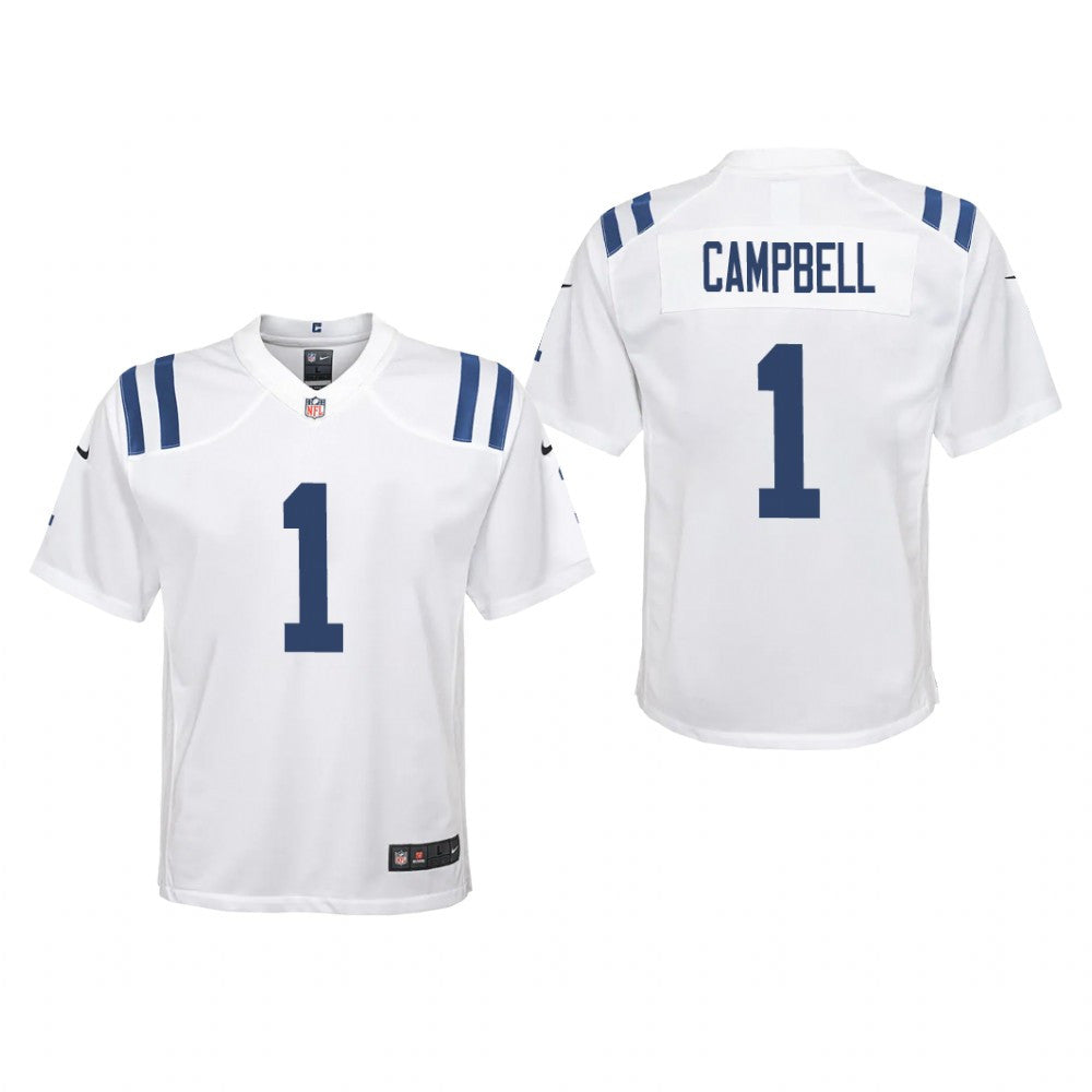 Indianapolis Colts Parris Campbell White Jersey Game Youth