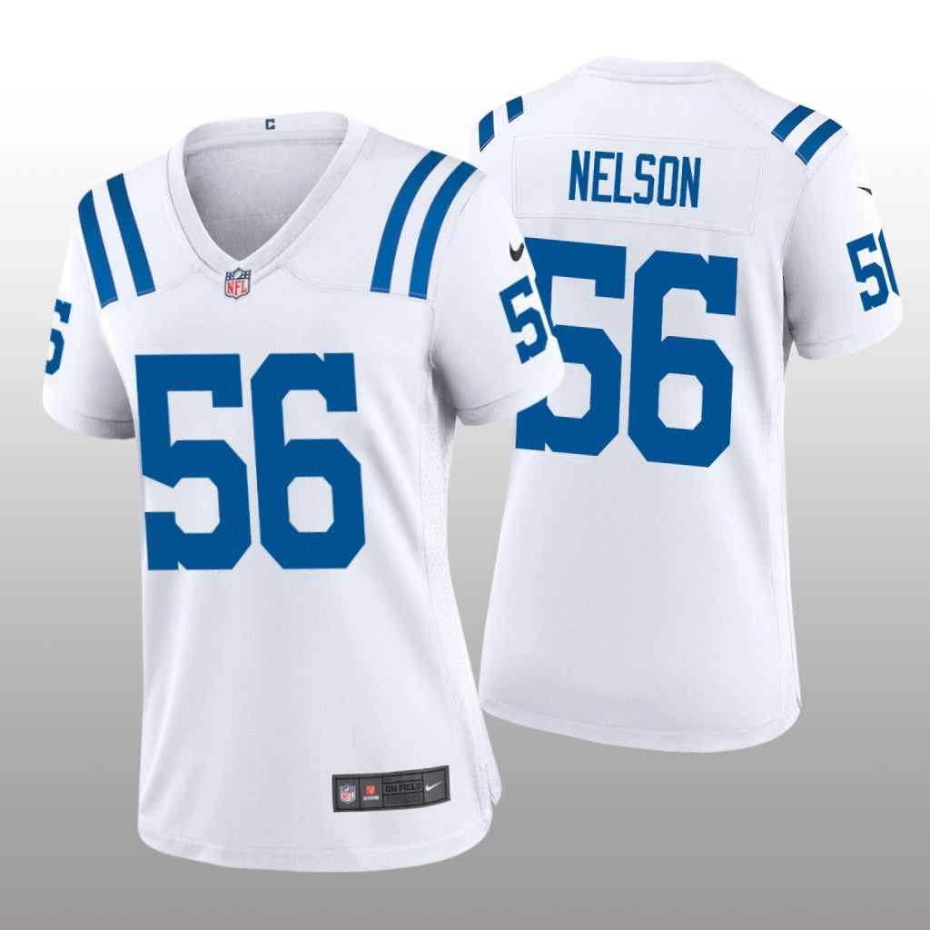 Indianapolis Colts Quenton Nelson White Jersey Game Women's