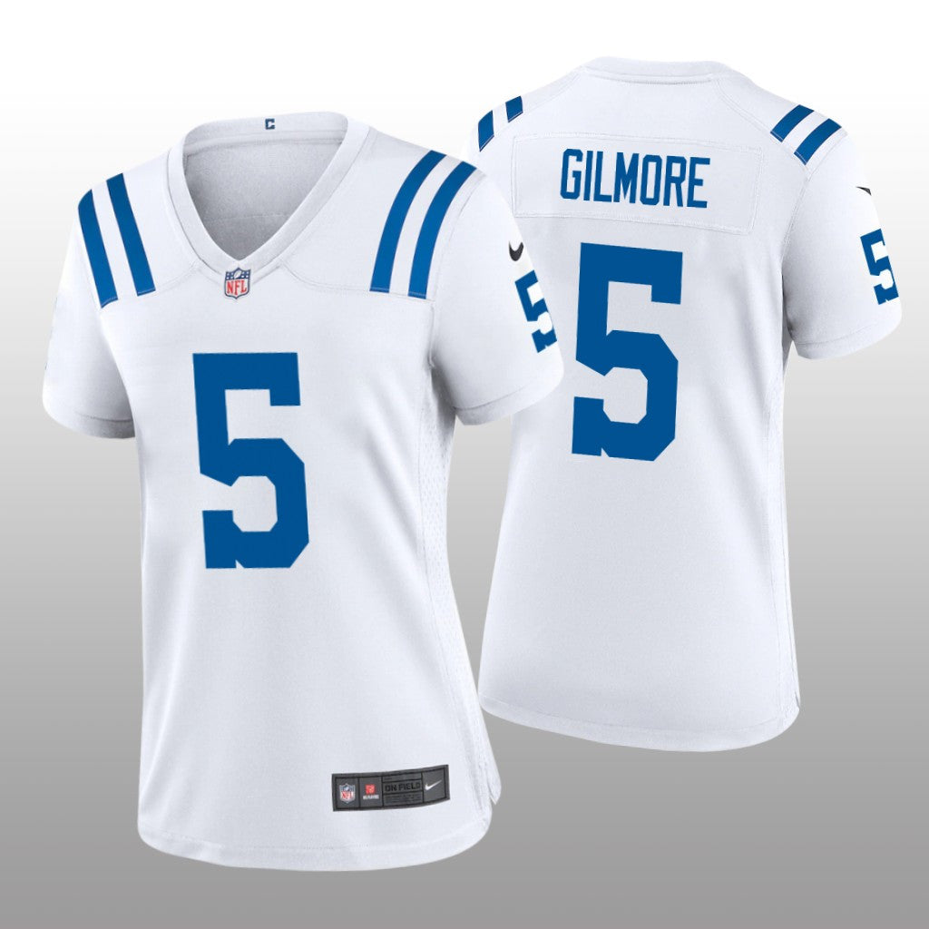 Indianapolis Colts Stephon Gilmore White Jersey Game Women's