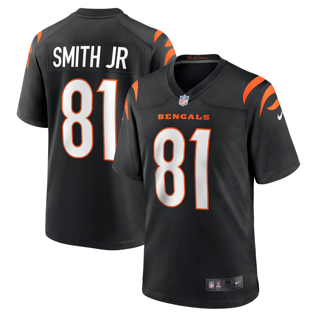 Irv Smith Jr. Cincinnati Bengals Nike Game Jersey Black