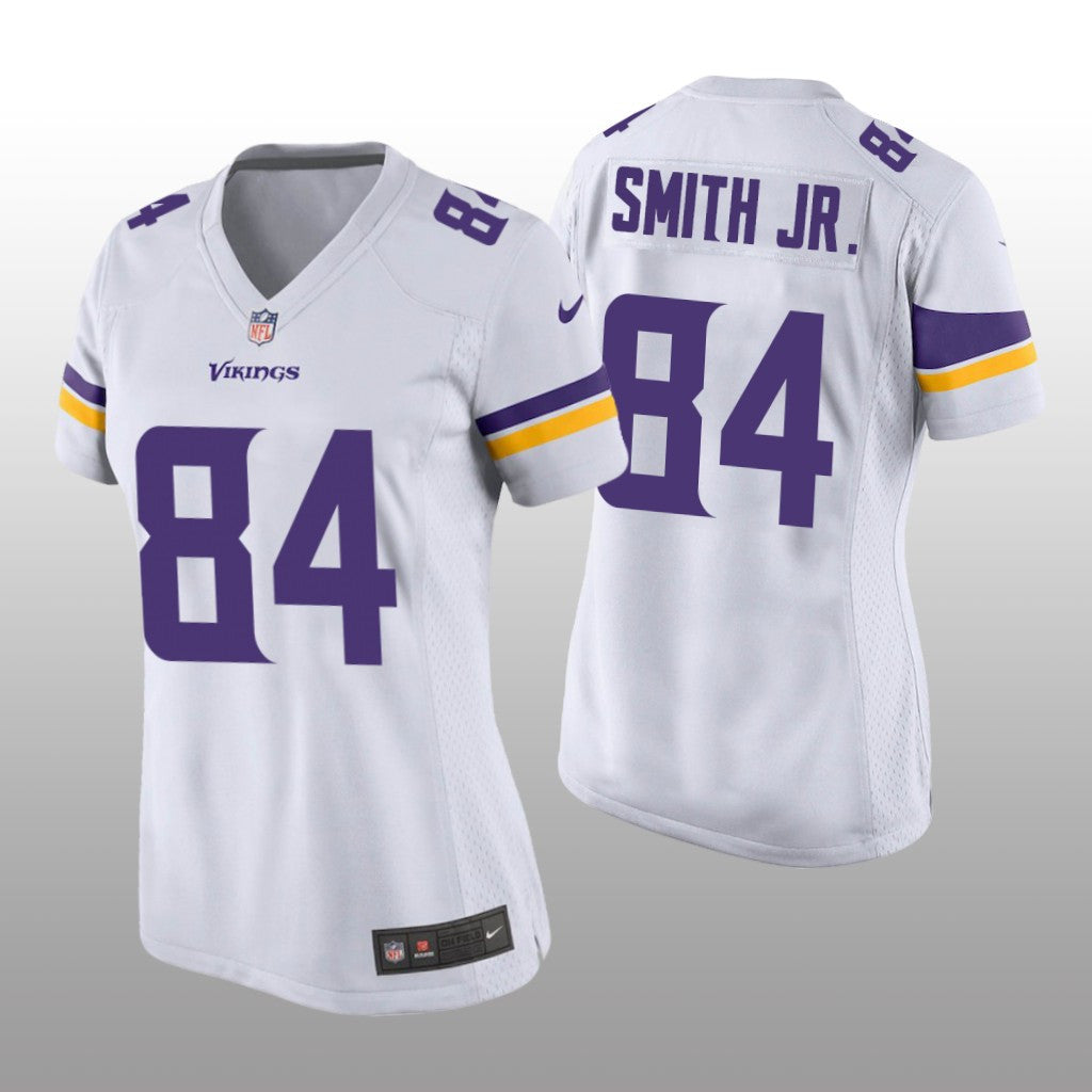 Irv Smith Jr. Minnesota Vikings White Draft Game Jersey