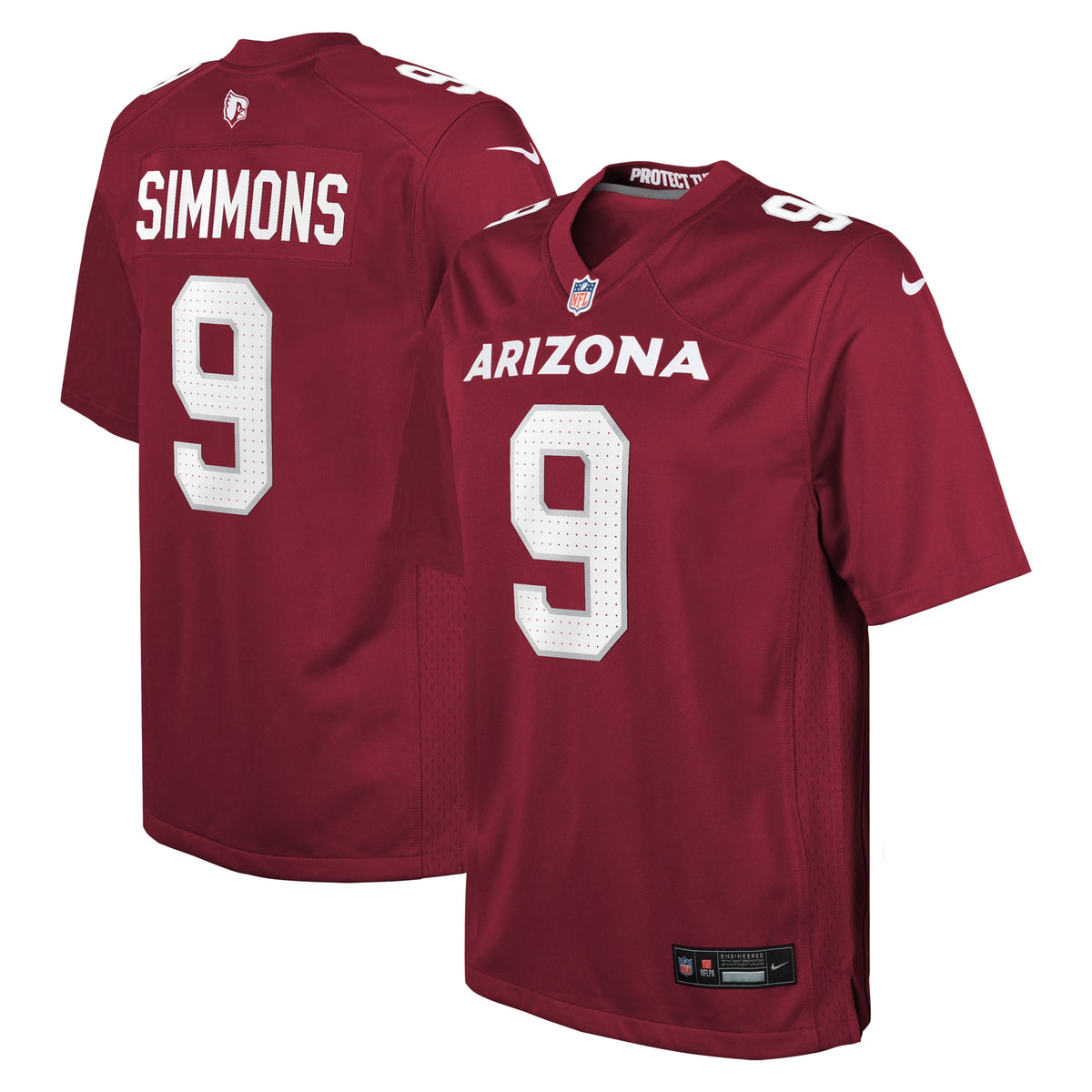 Isaiah Simmons Arizona Cardinals Nike Youth Game Jersey Cardinal