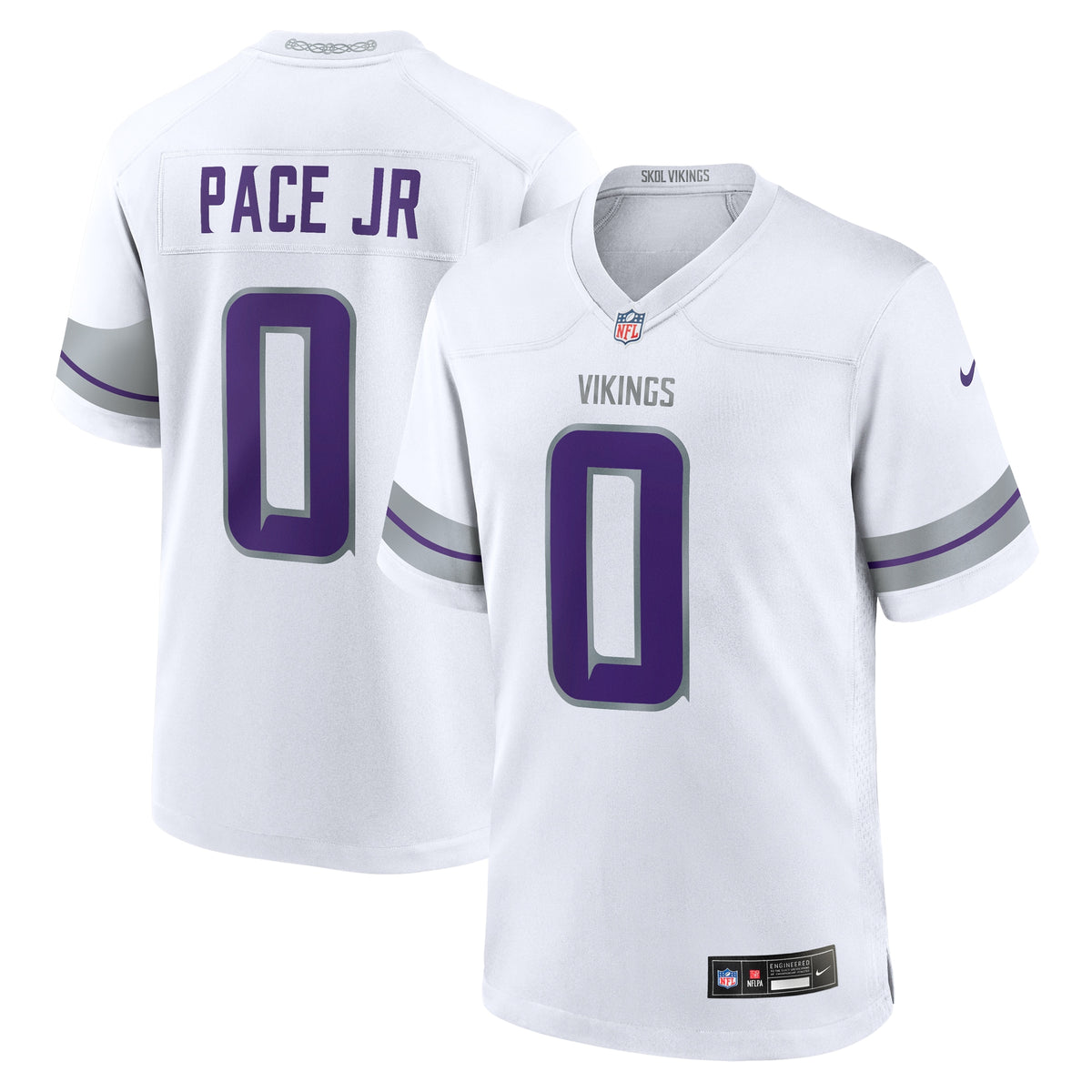 Ivan Pace Jr Minnesota Vikings Nike Alternate Game Player Jersey White