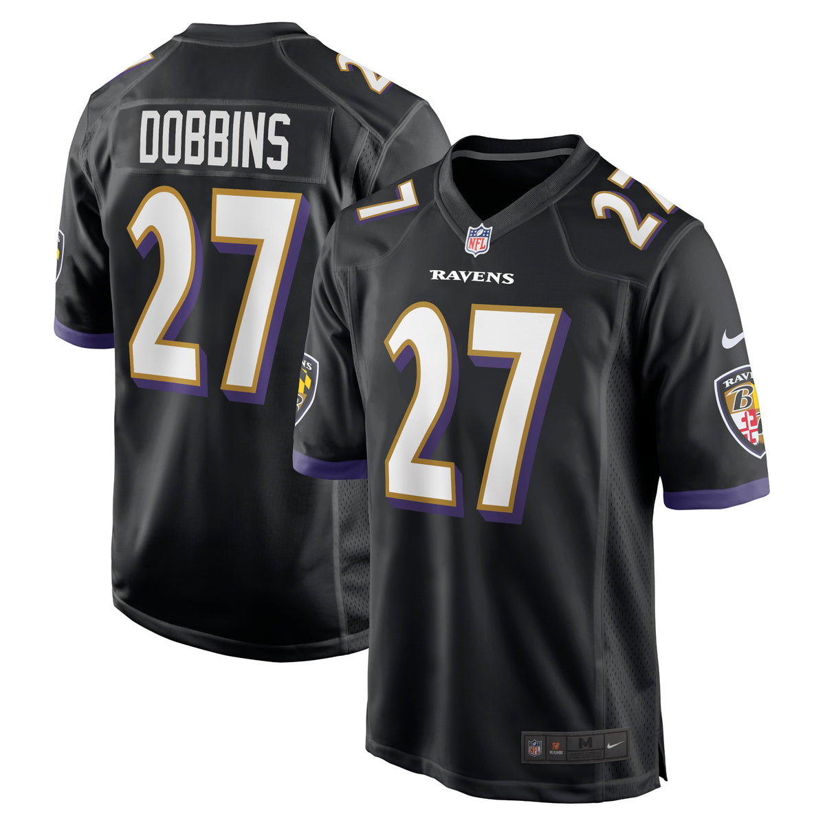 J.K. Dobbins Baltimore Ravens Nike Game Jersey Black