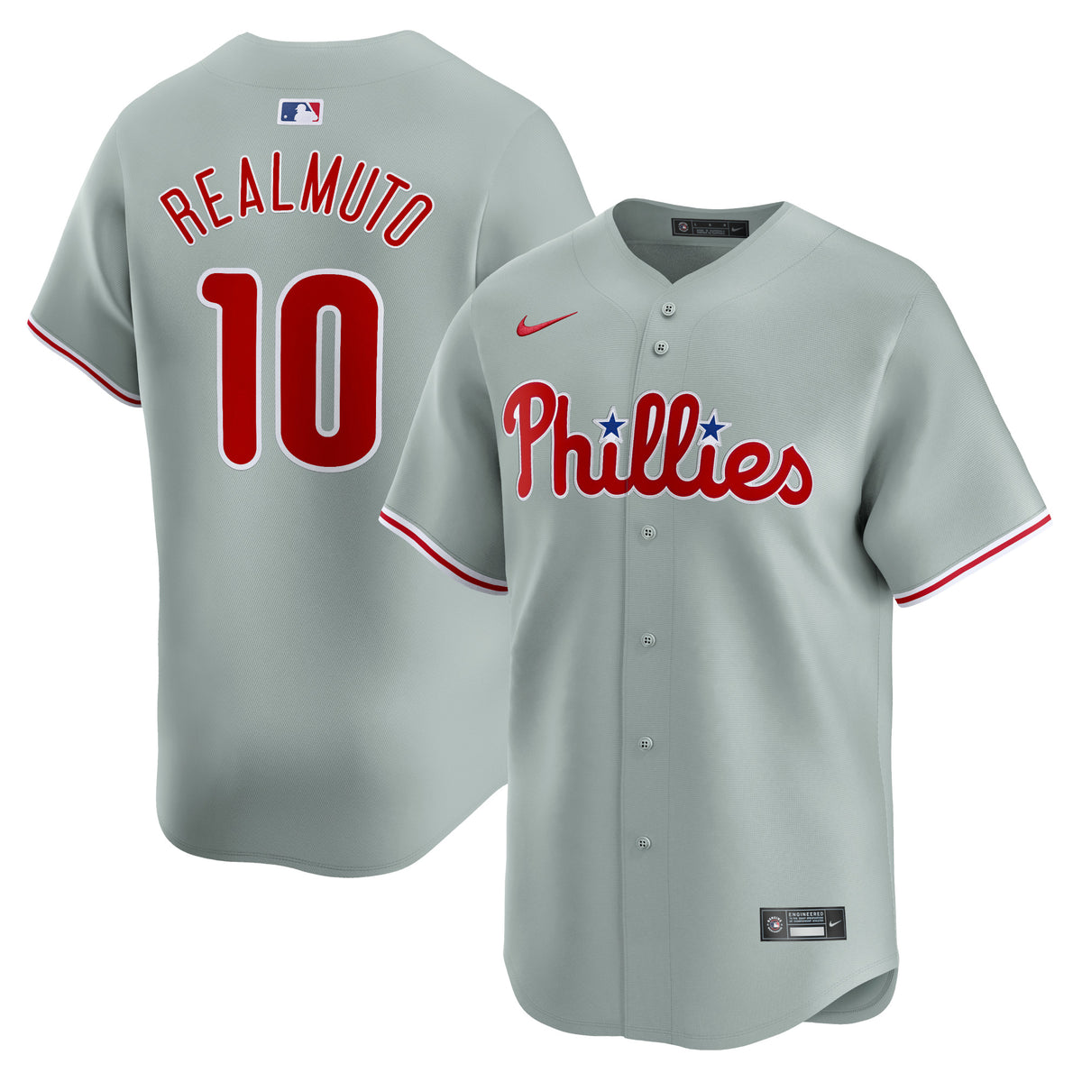 J.T. Realmuto Philadelphia Phillies Nike Away Limited Player Jersey Gray