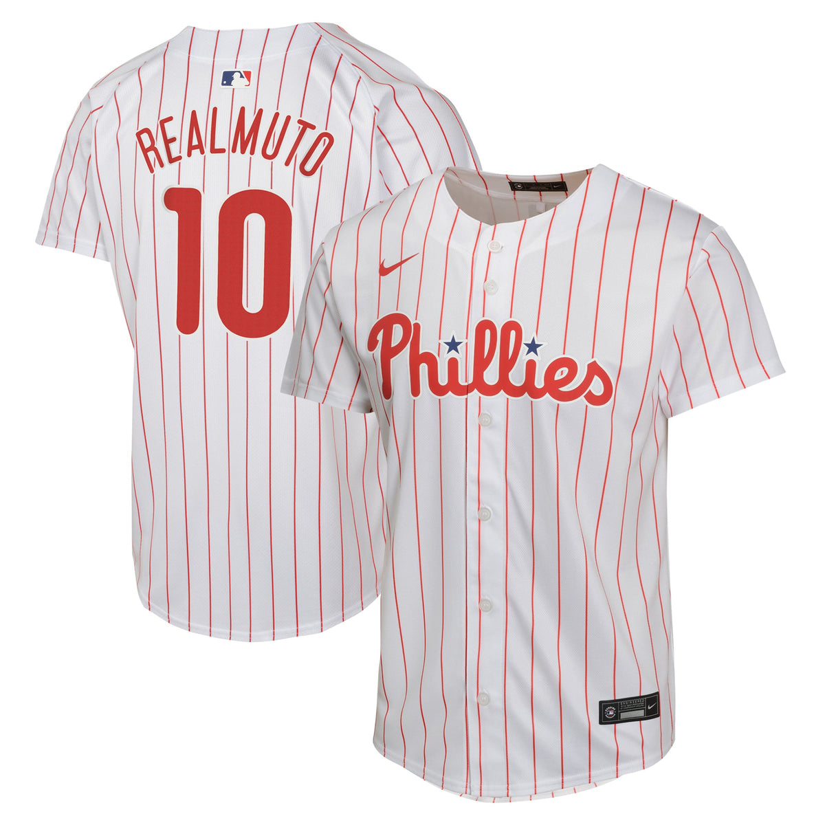 J.T. Realmuto Philadelphia Phillies Nike Youth Home Game Player Jersey White