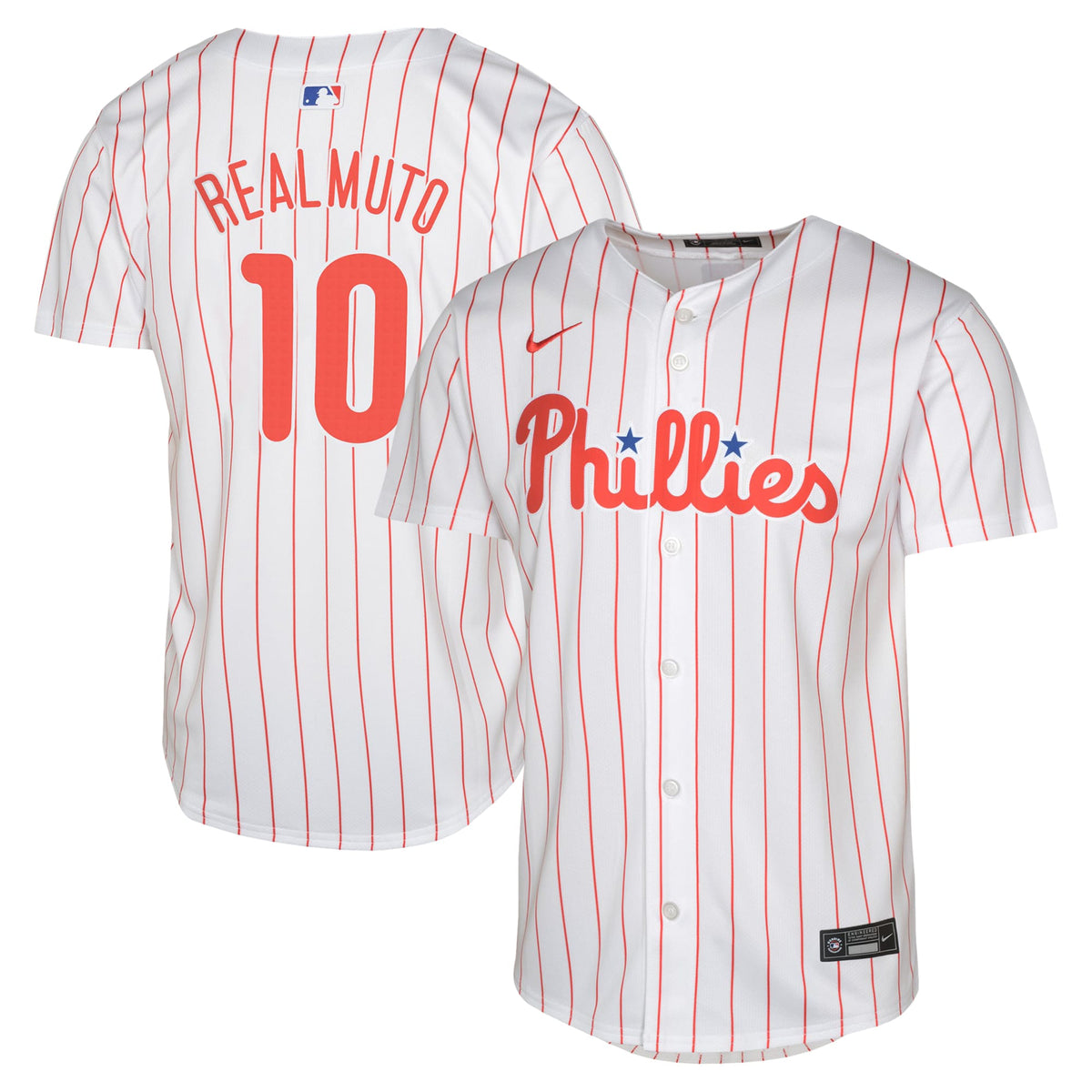 J.T. Realmuto Philadelphia Phillies Nike Youth Home Limited Jersey White