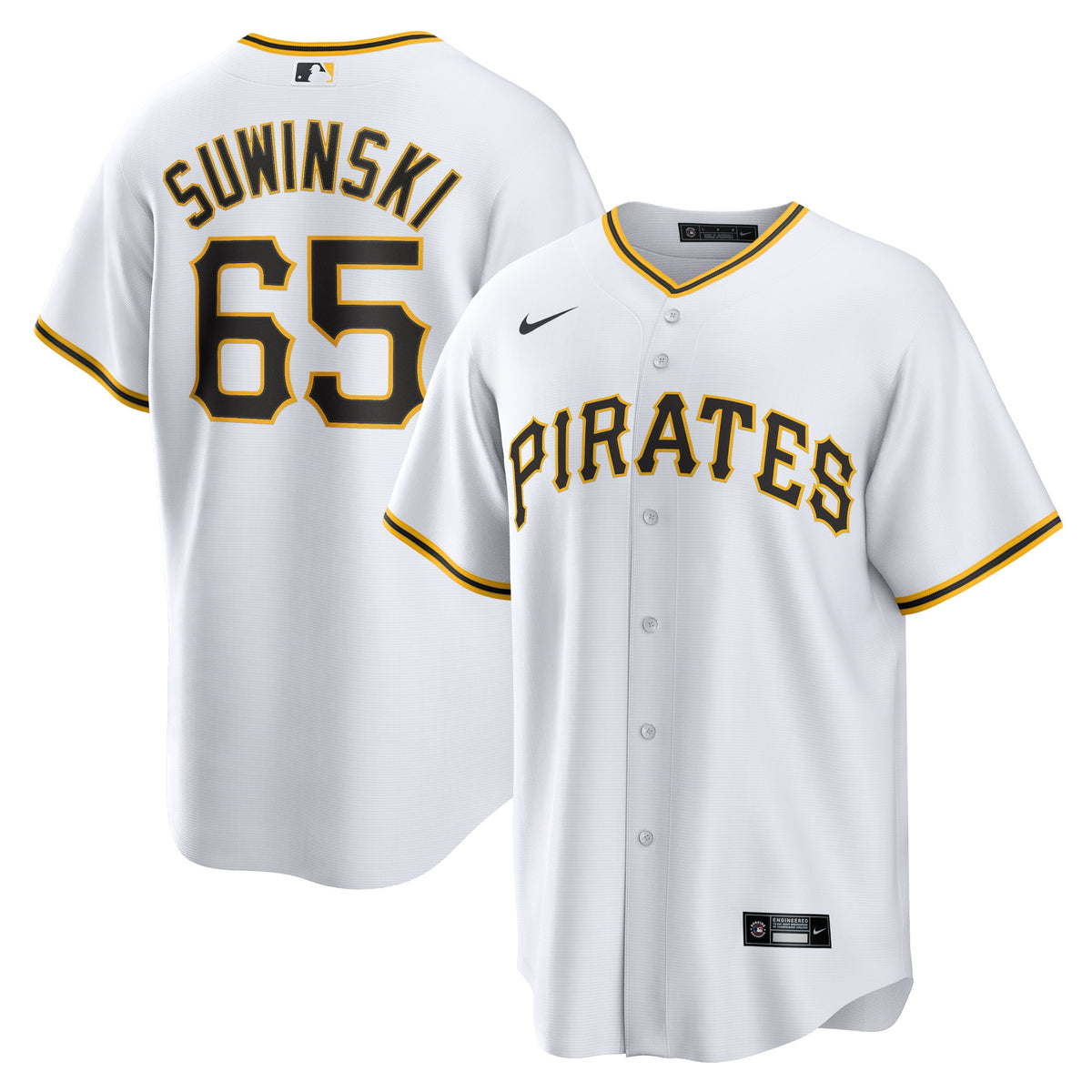 Jack Suwinski Pittsburgh Pirates Nike Home Replica Jersey White