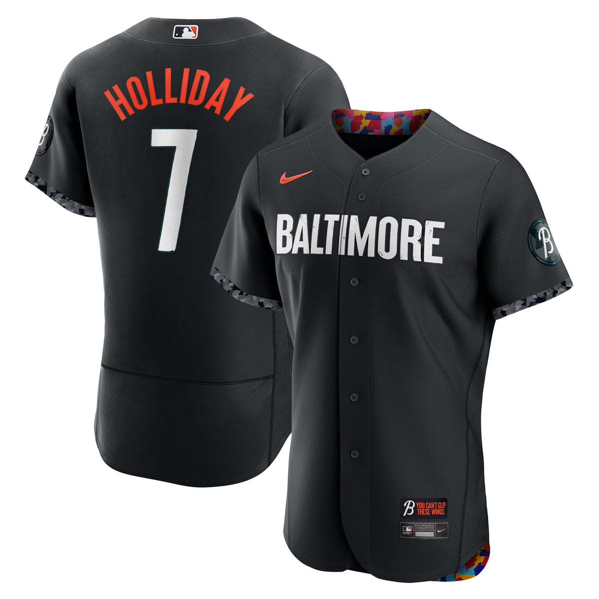 Jackson Holliday Baltimore Orioles Nike City Connect Authentic Player Jersey Black