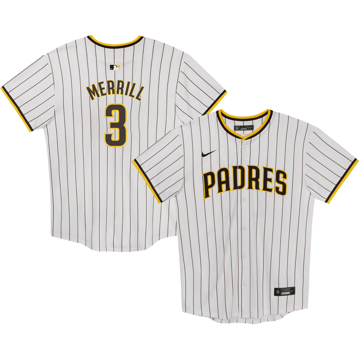 Jackson Merrill San Diego Padres Nike Preschool Home Player Game Jersey White