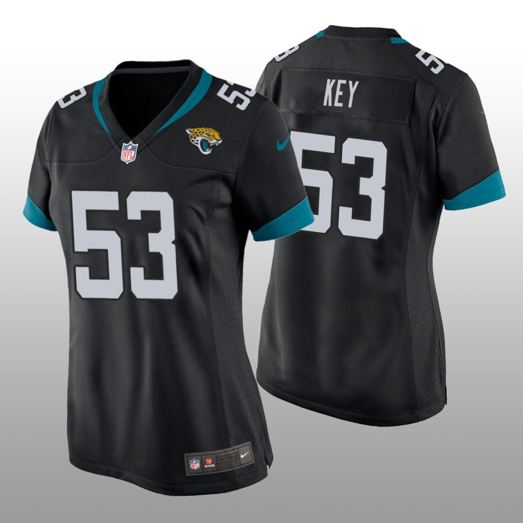 Jacksonville Jaguars Arden Key Black Jersey Game Women's