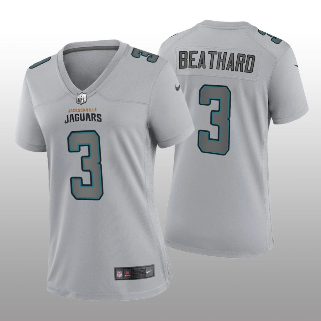 Jacksonville Jaguars C.J. Beathard Gray Jersey Atmosphere Fashion Game Women's