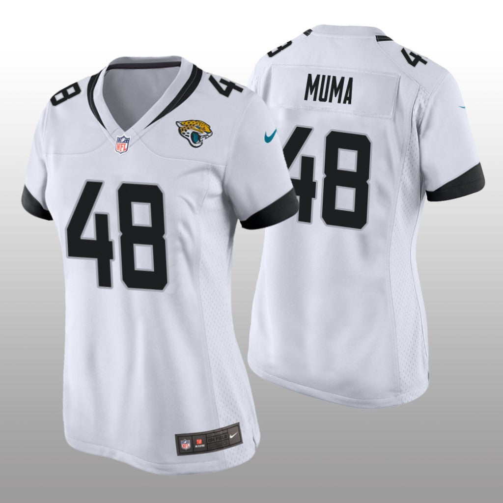 Jacksonville Jaguars Chad Muma White Jersey Game Women's