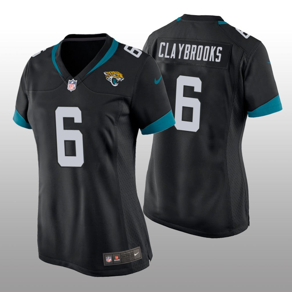 Jacksonville Jaguars Chris Claybrooks Black Jersey Game Women's