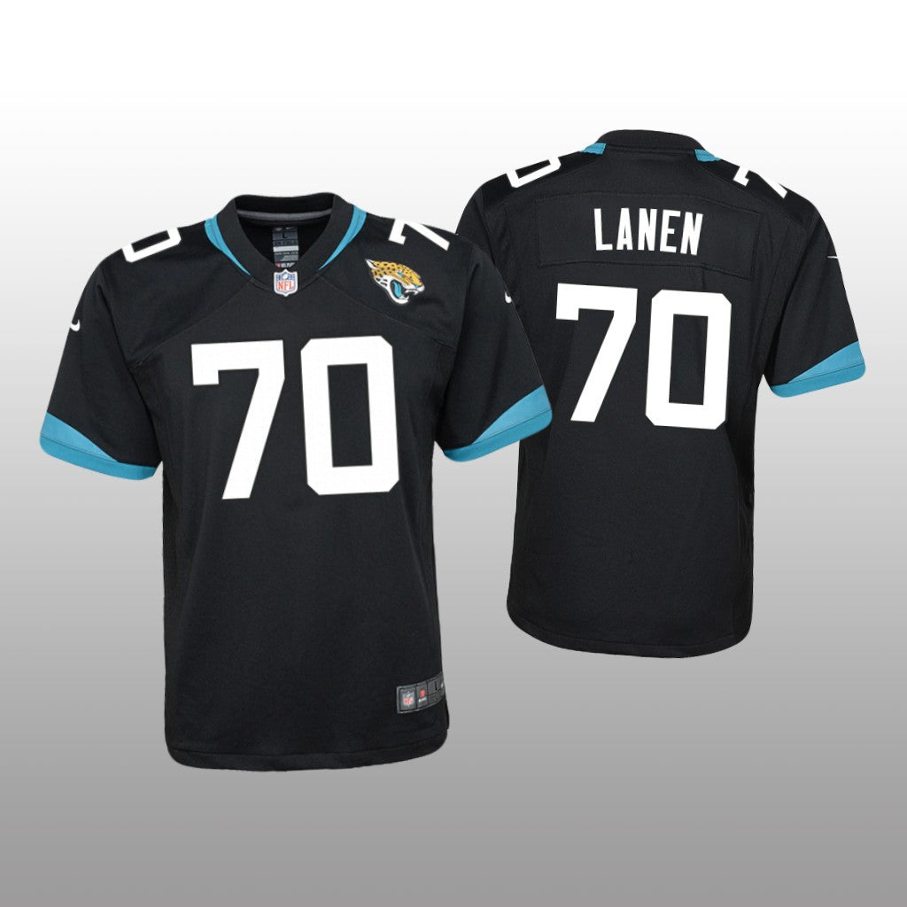 Jacksonville Jaguars Cole Van Lanen Black Jersey Game Youth