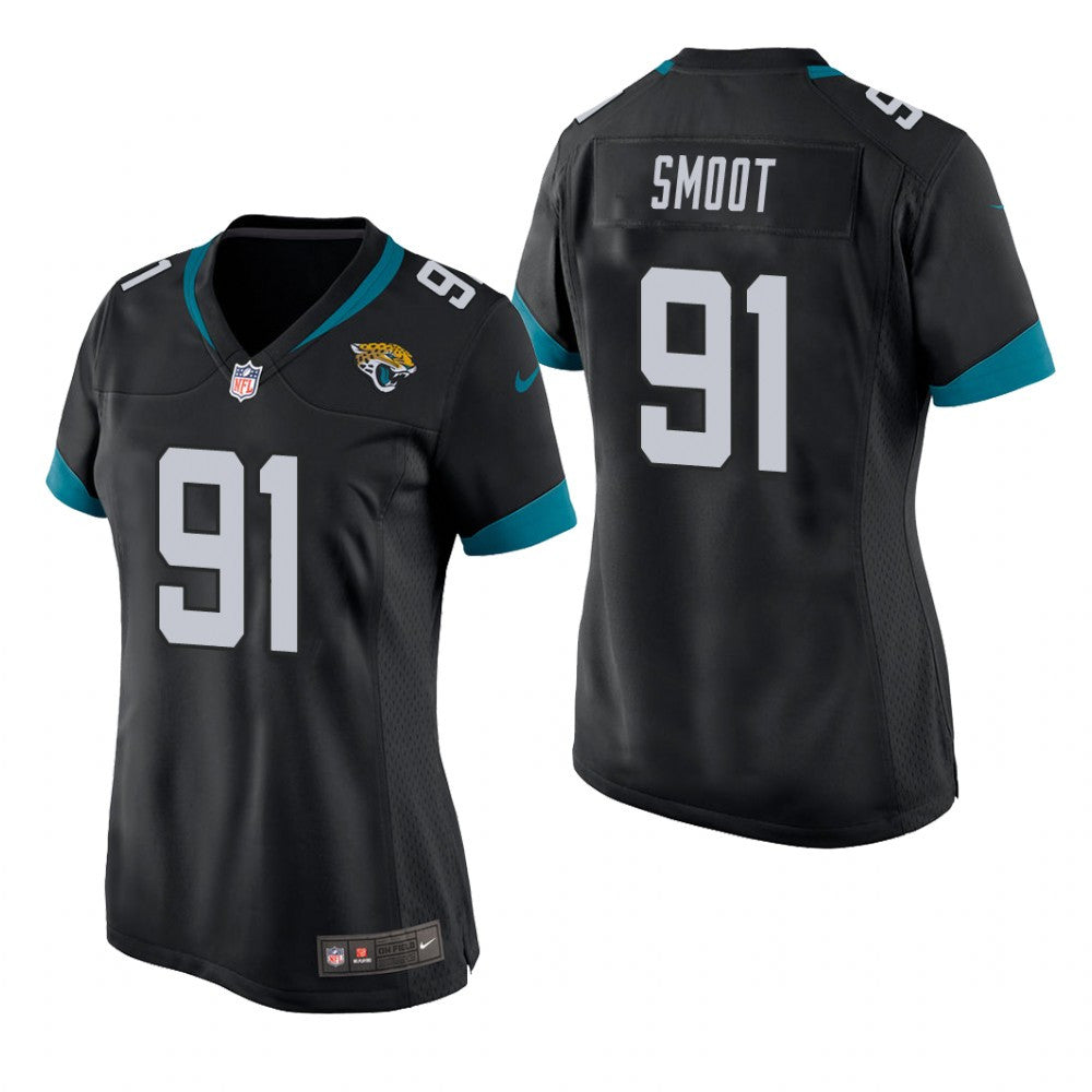 Jacksonville Jaguars Dawuane Smoot Black Jersey Game Women's
