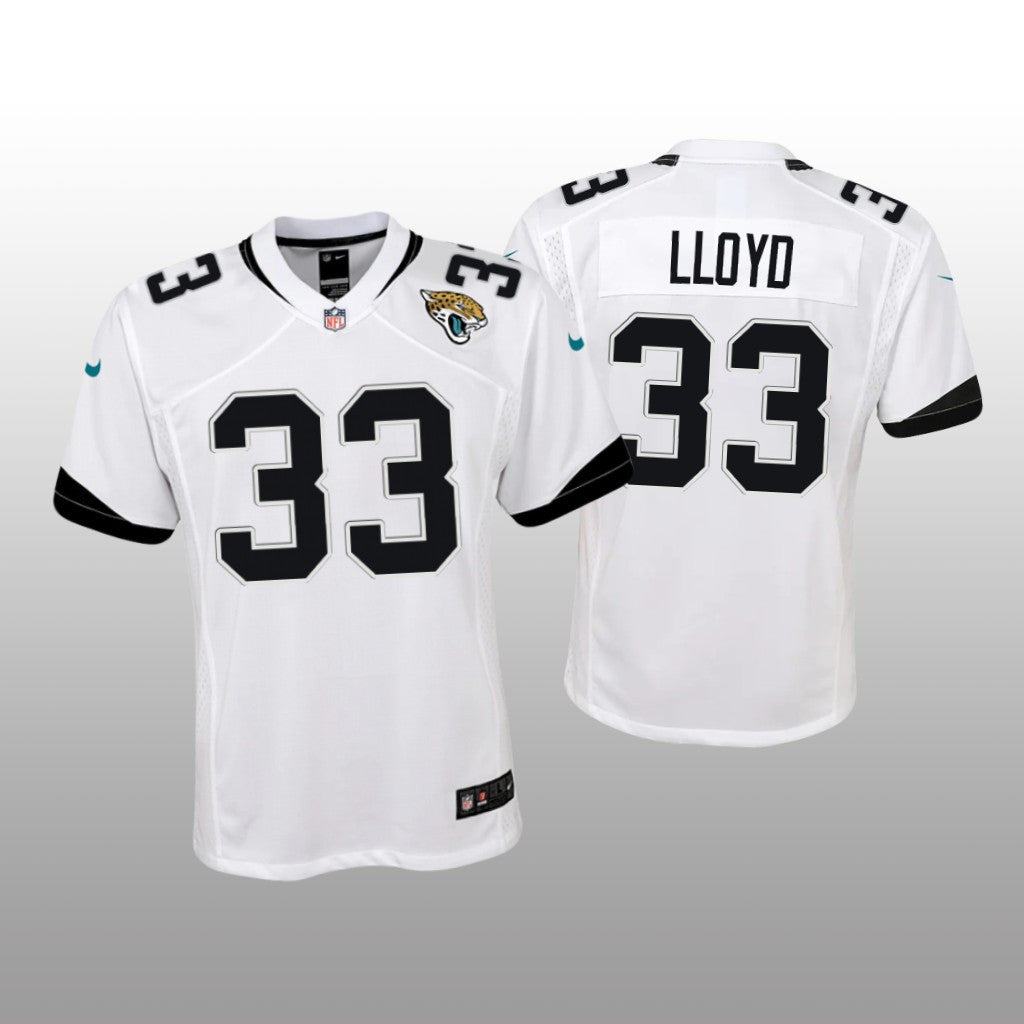 Jacksonville Jaguars Devin Lloyd White Jersey Game Youth