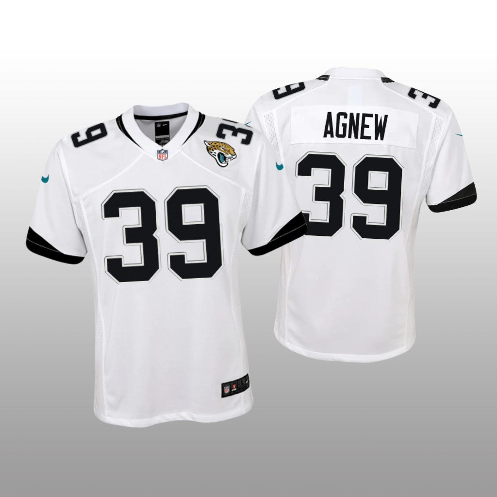 Jacksonville Jaguars Jamal Agnew White Jersey Game Youth